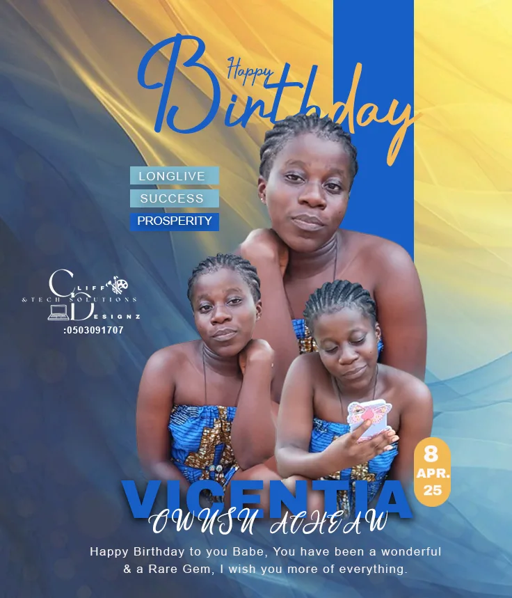 Vici Birthday Flyer